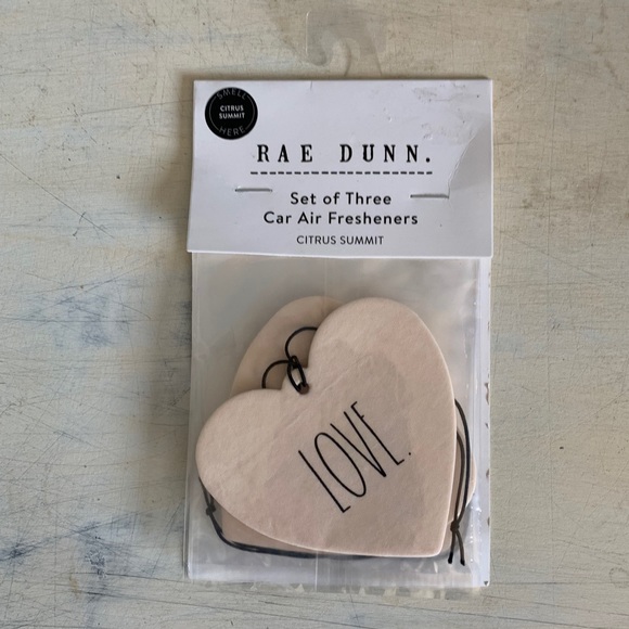 RAE DUNN | LOVE Car Air Fresheners-Citrus Summit